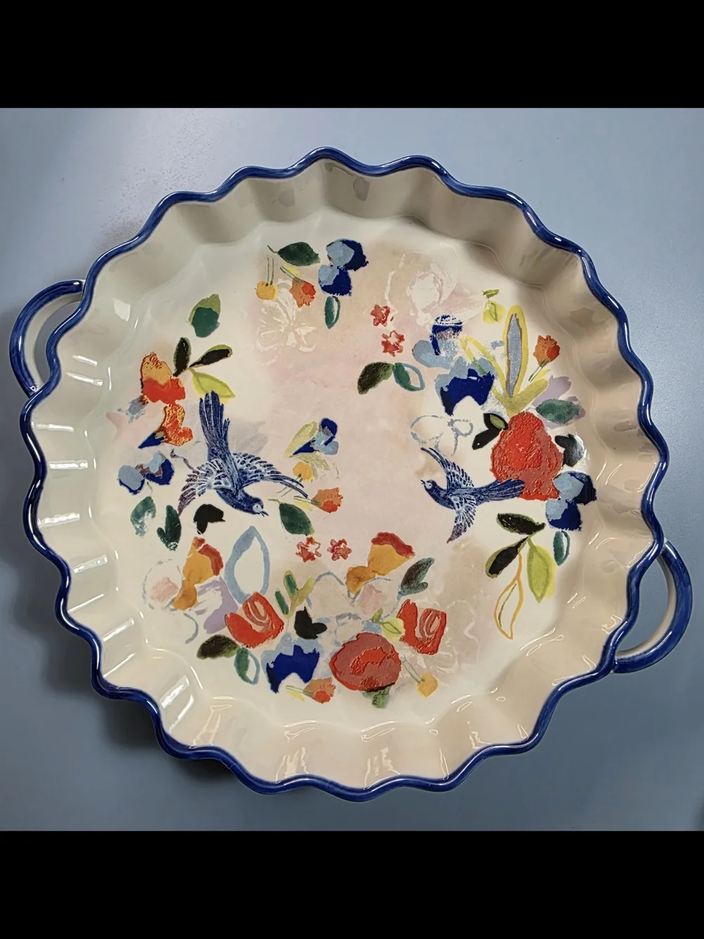 Anthropologie Luna Bakeware  Pie Dish (Hard to find piece)